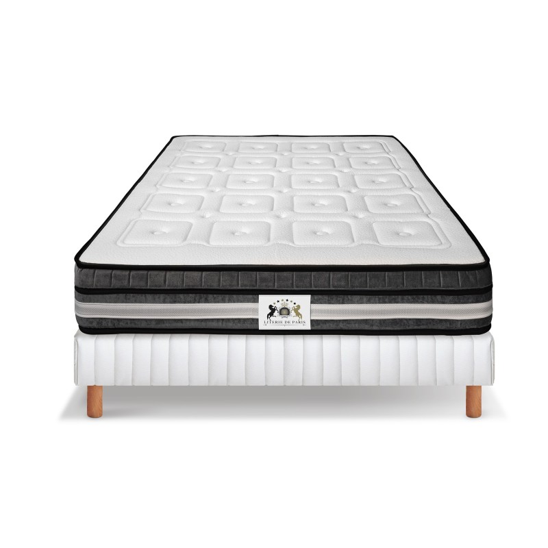 ENSEMBLE LE BRIGHTON - Matelas 2 Places + 1 Sommier